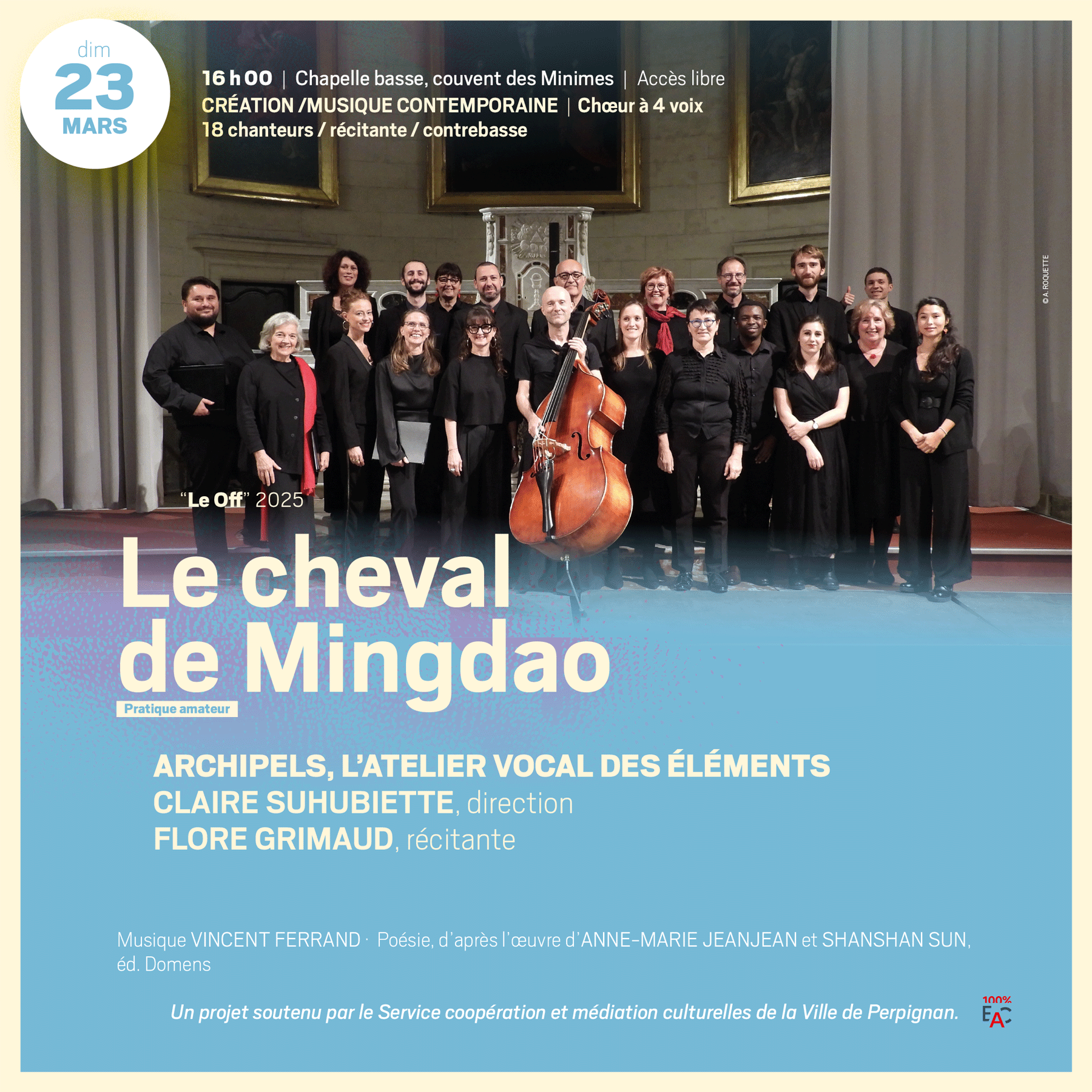 23 mars ·Le cheval de Mingdao  · Off 2025