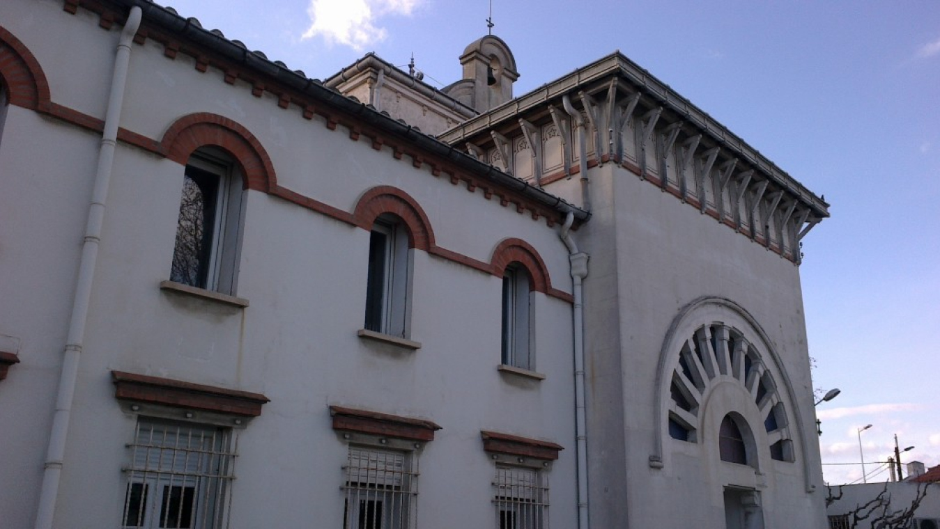 Chapelle de l'hôpital Saint-Jean de Léon Baille, 1906-1928, Le Vernet, avenue du Languedoc.