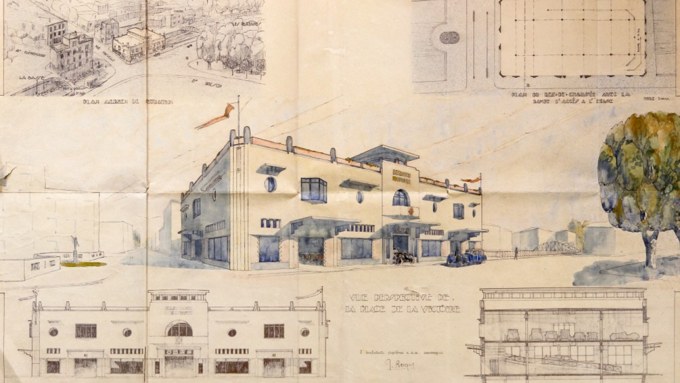 Projet de garage « Castillet auto » sur la Basse de Joseph Roque.