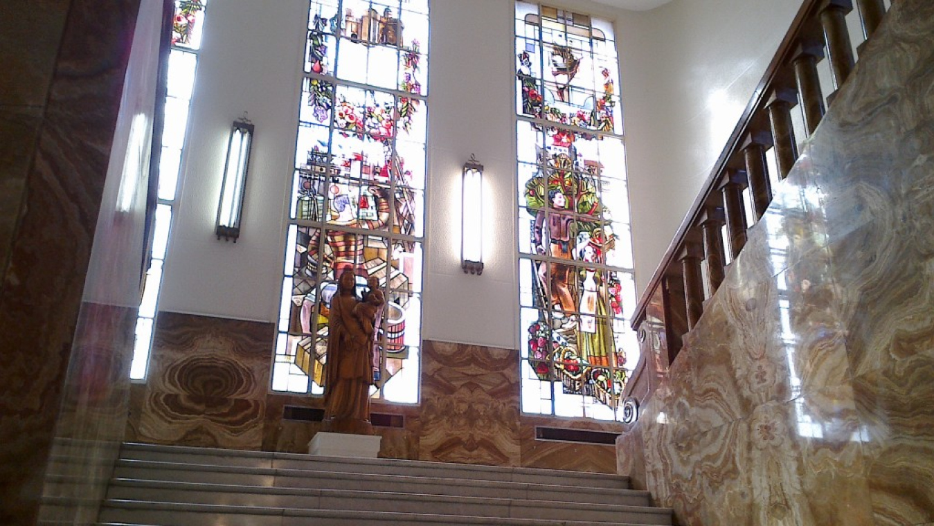 Palais Consulaire de Vieu et Gourget, 1936-1938, quai Delattre-de-Tassigny. Un décor intérieur Art déco.