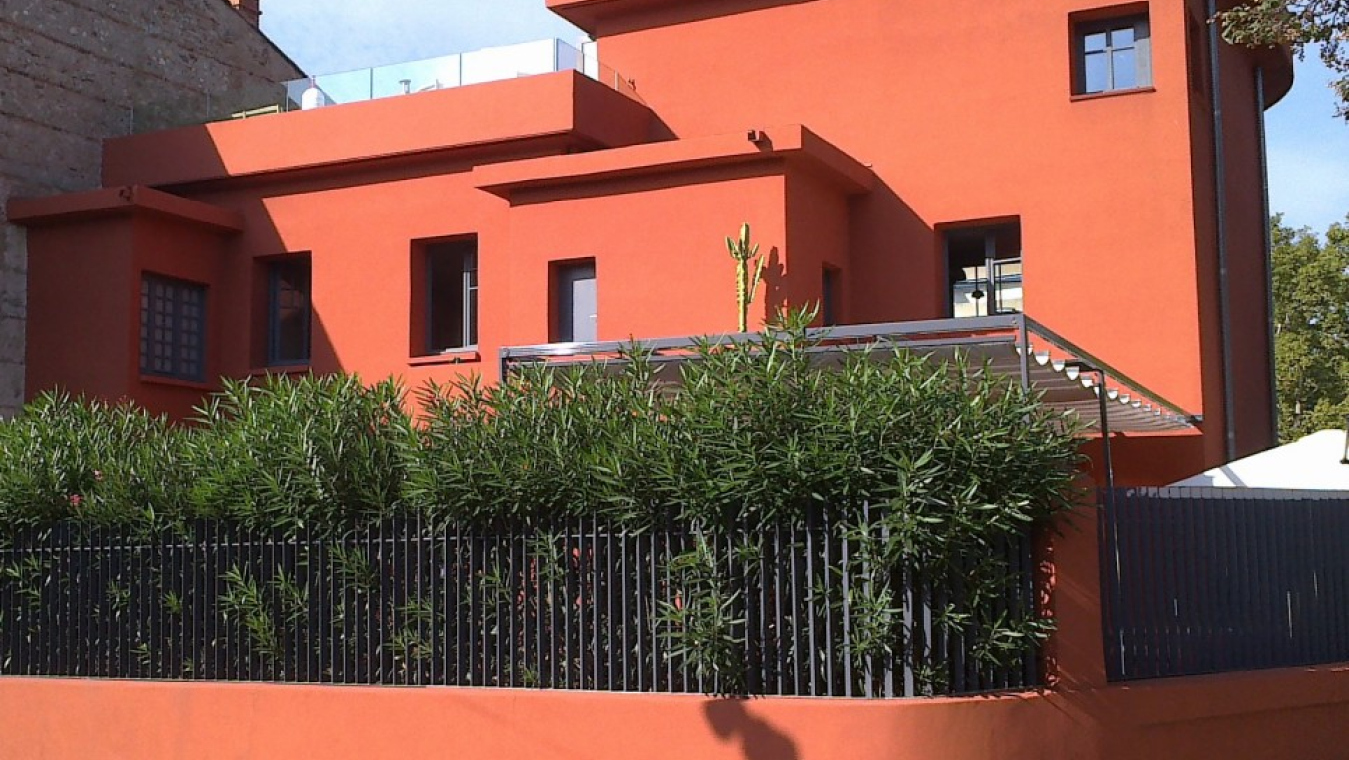 La Maison rouge, atelier du peintre Louis Bausil, de Raoul Castan, 1925, 41 rue Rabelais.