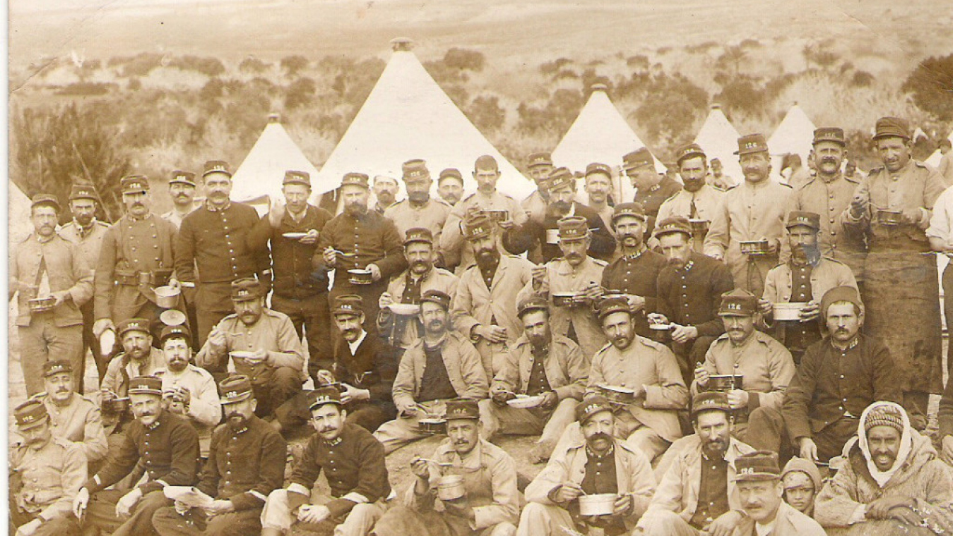 Soldats du 126ème RIT en Tunisie (Coll. Fons)