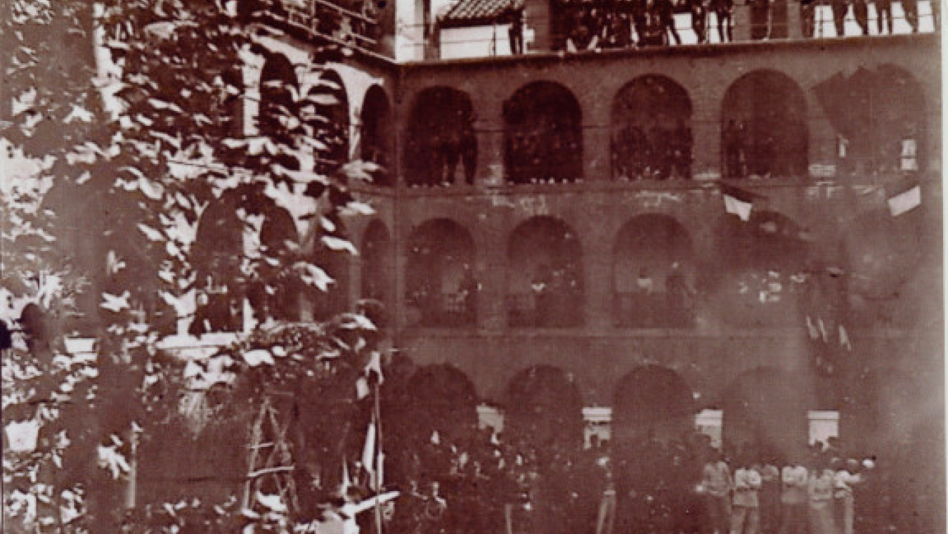 Intérieur de la caserne Saint-Jacques, photographie, collection club cartophile catalan