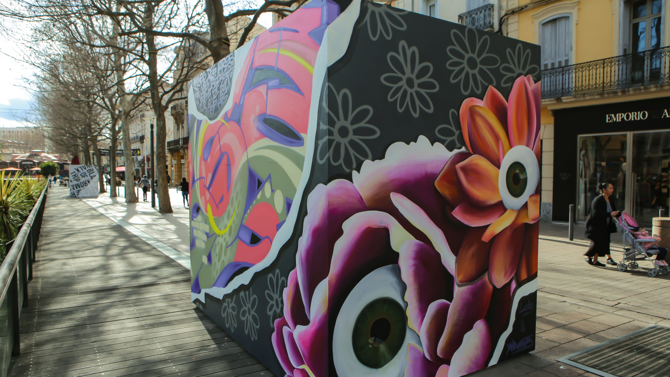 LOLO et XELA / Quai Vauban (côté Castillet)