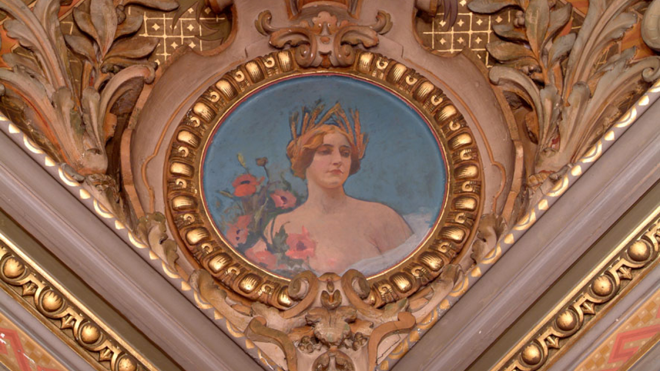 Décor peint, écoinçon