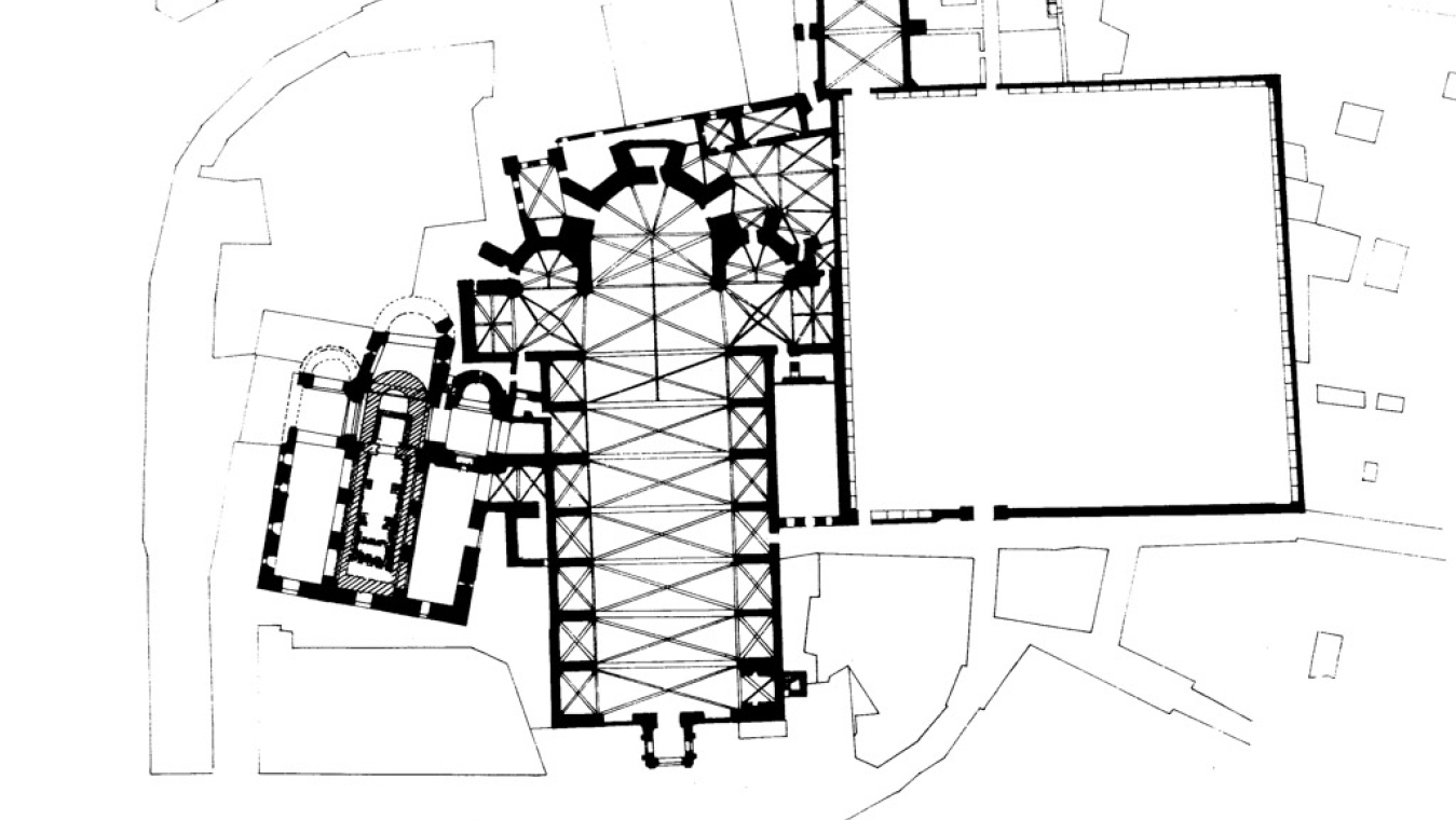 Plan de l'ensemble cathédral