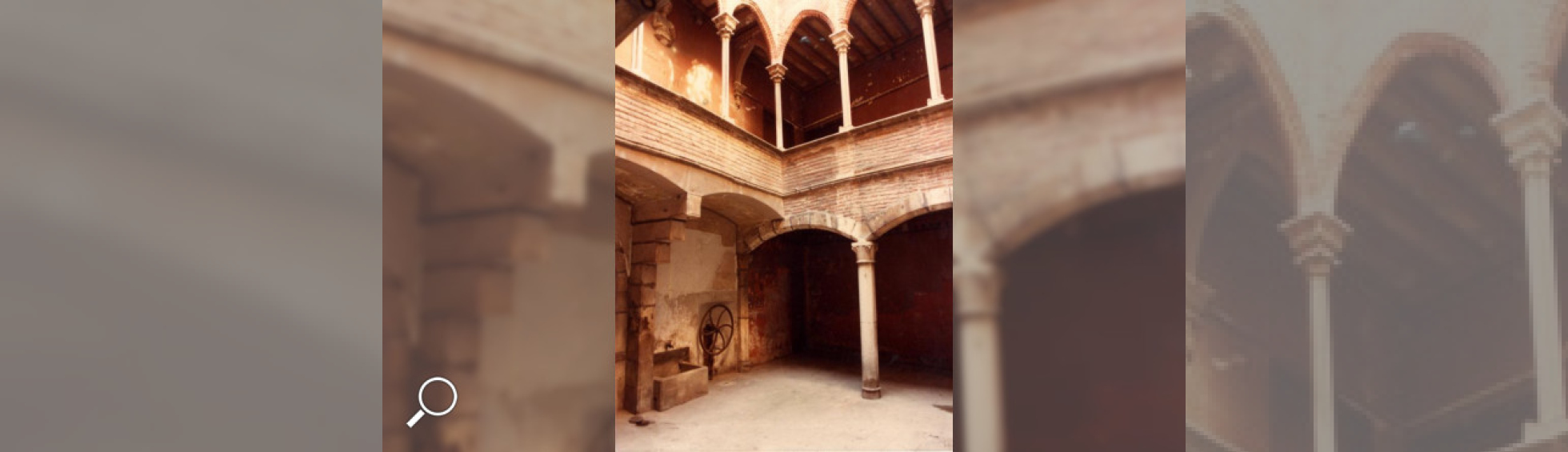 Maison Julia, Perpignan intérieur - Photographie couleur, années 1980