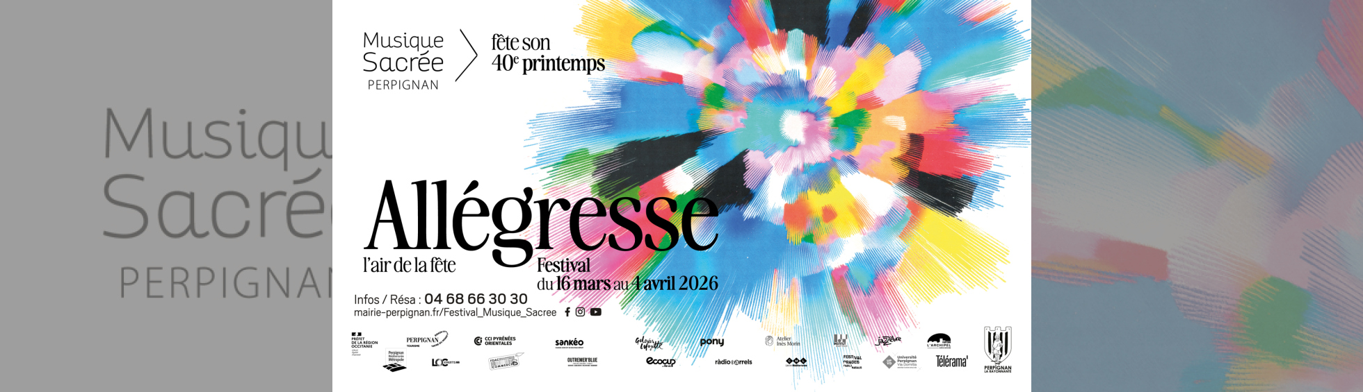 Allégresse · festival Musique Sacrée · du 16 mars au 4 avril 2026