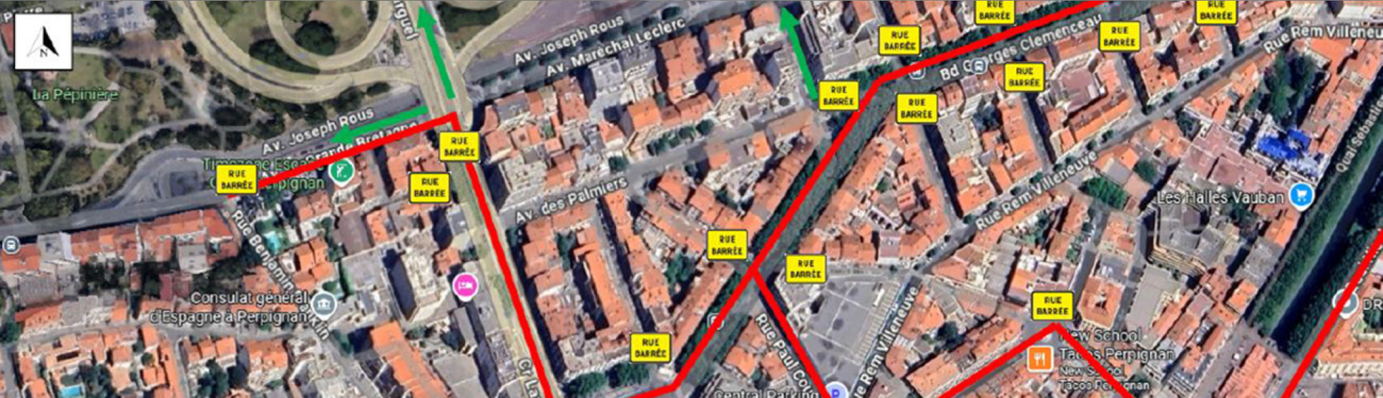 Grande Parade : secteur ESCARGUEL