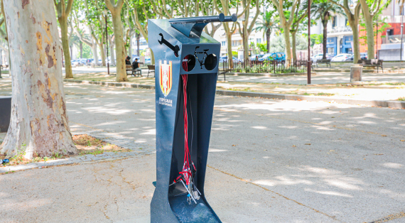 Bornes de réparation de vélos