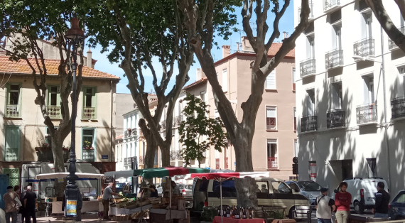 Quartier de la gare de Perpignan